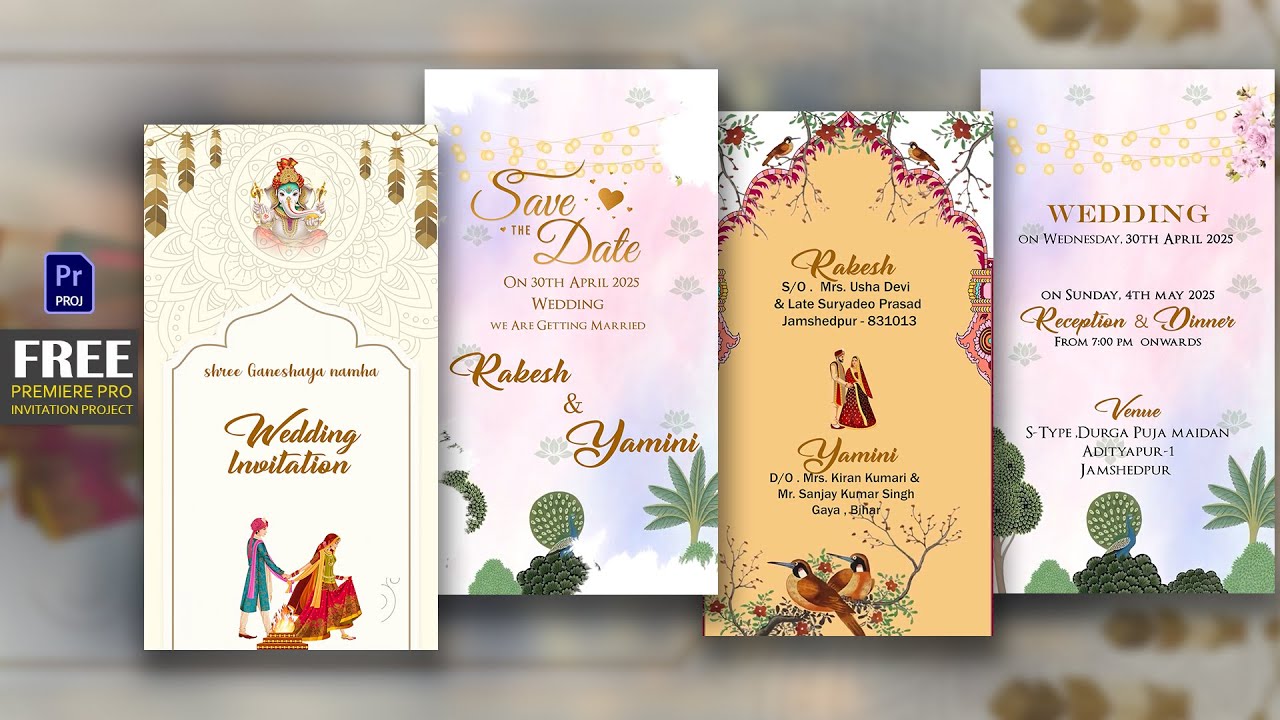 Free wedding invitation project 2025/