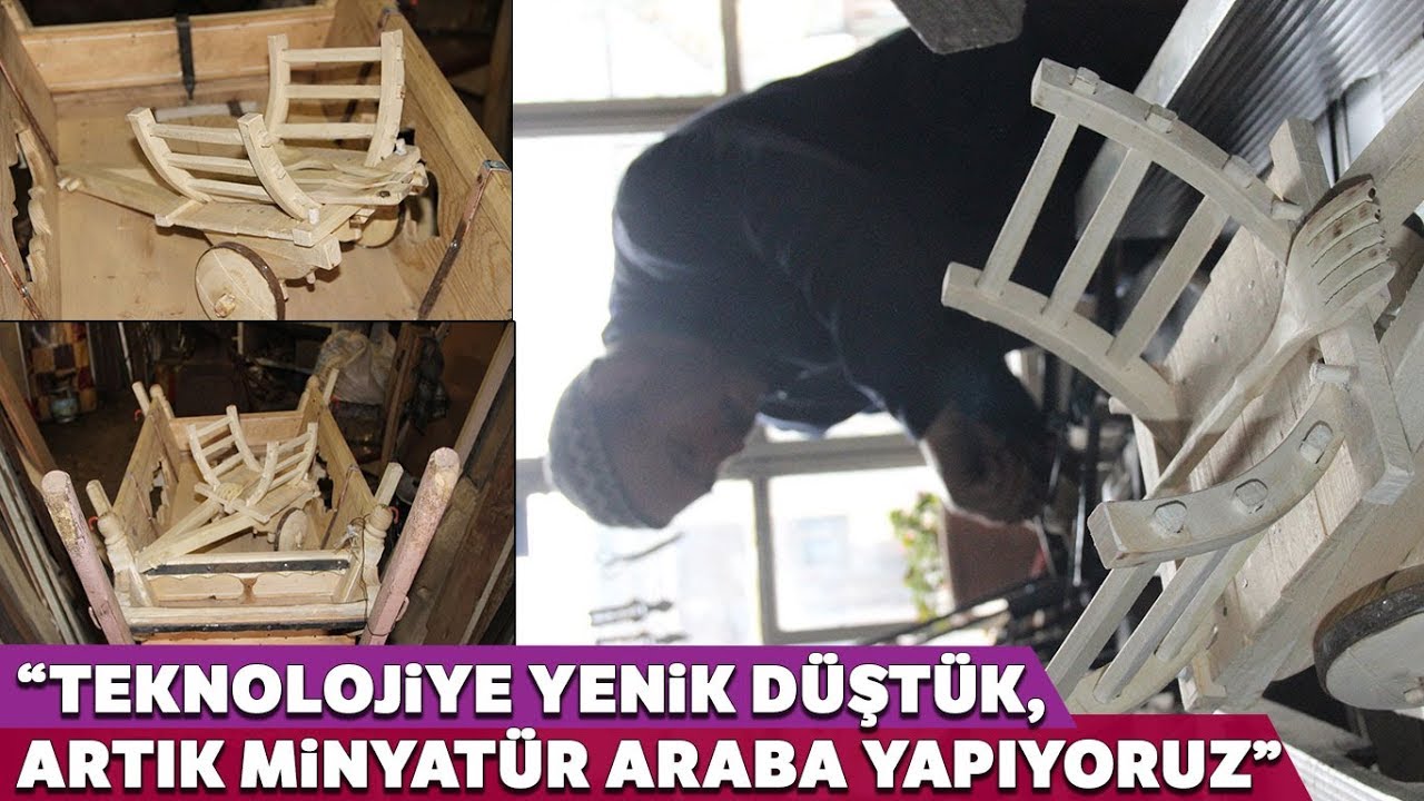 Teknolojiye Yenik Düşen Fayton ve Yaylı Arabaların Artık Minyatürü Yapılıyor