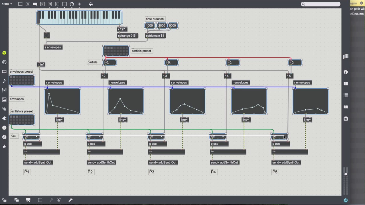 Max 7 Tutorials: 5.2 Presentation Mode & tidying up your patches