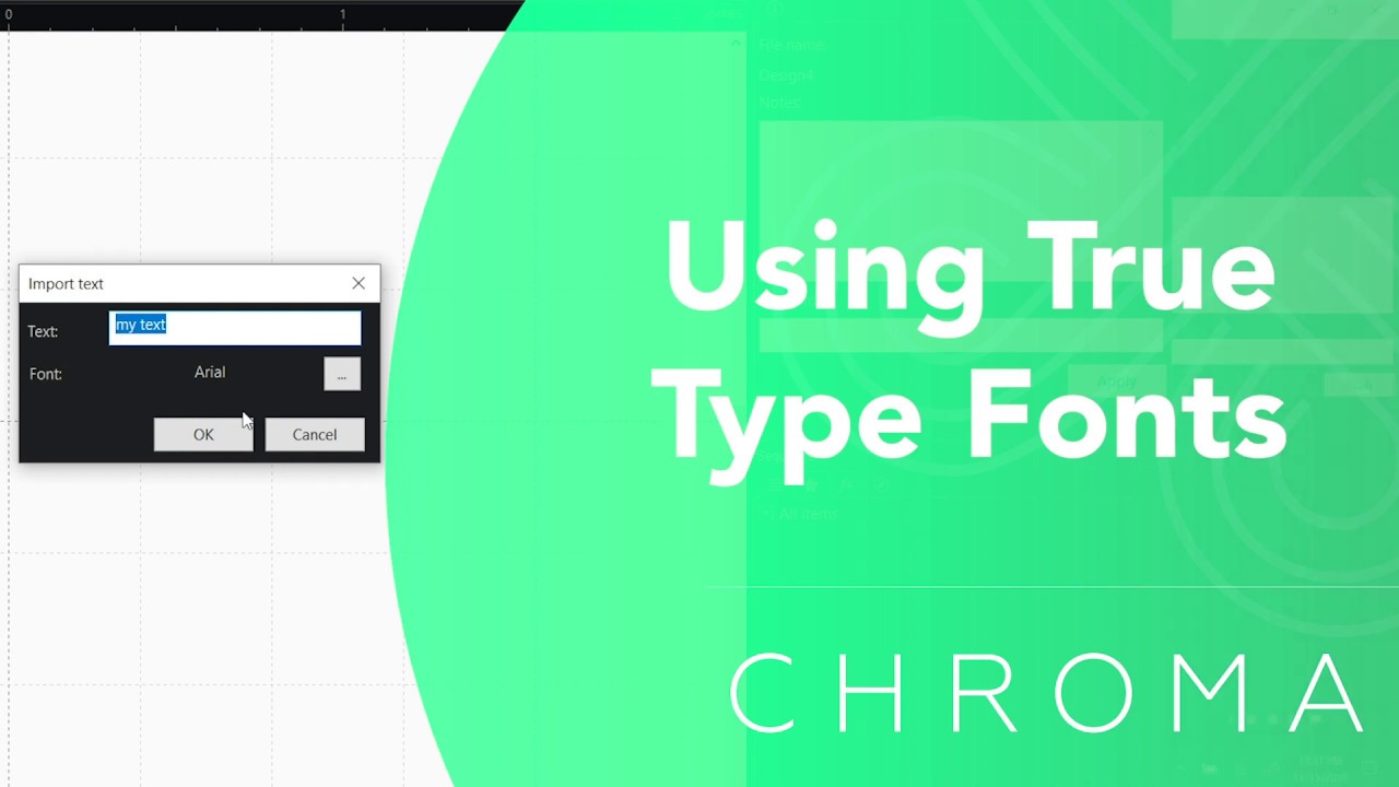 Using True Type Fonts (Inspire, Plus, Luxe) | Chroma Digitizing Software