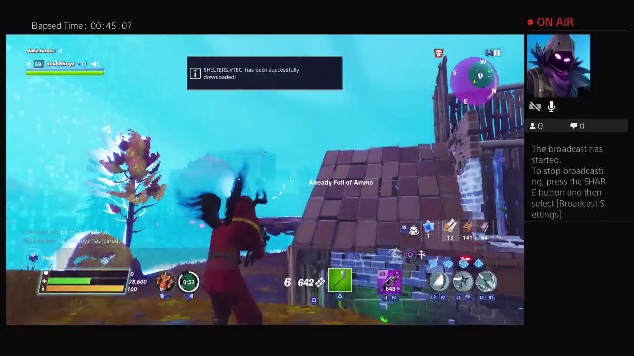Fortnite game play