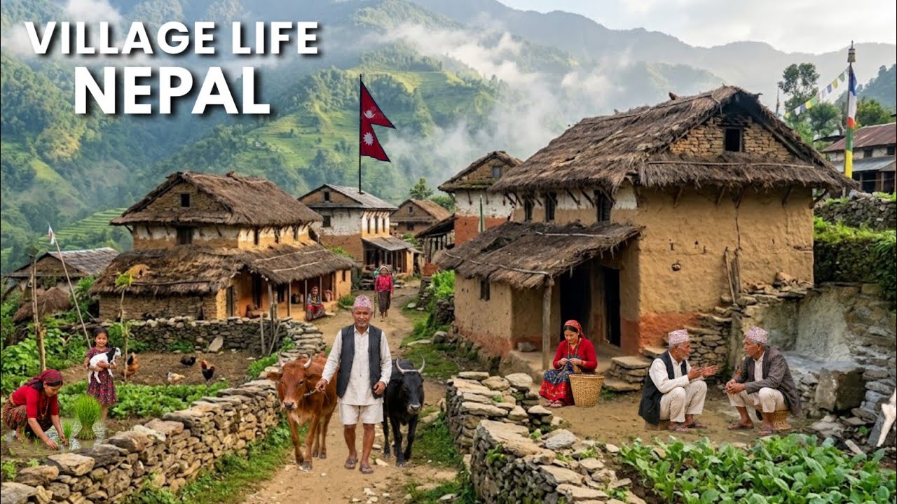 Traditional Village Life in Nepal 🇳🇵| Undiscovered Villages of Nepal