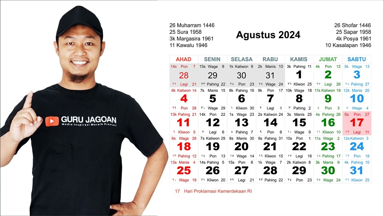 Kalender Agustus 2024