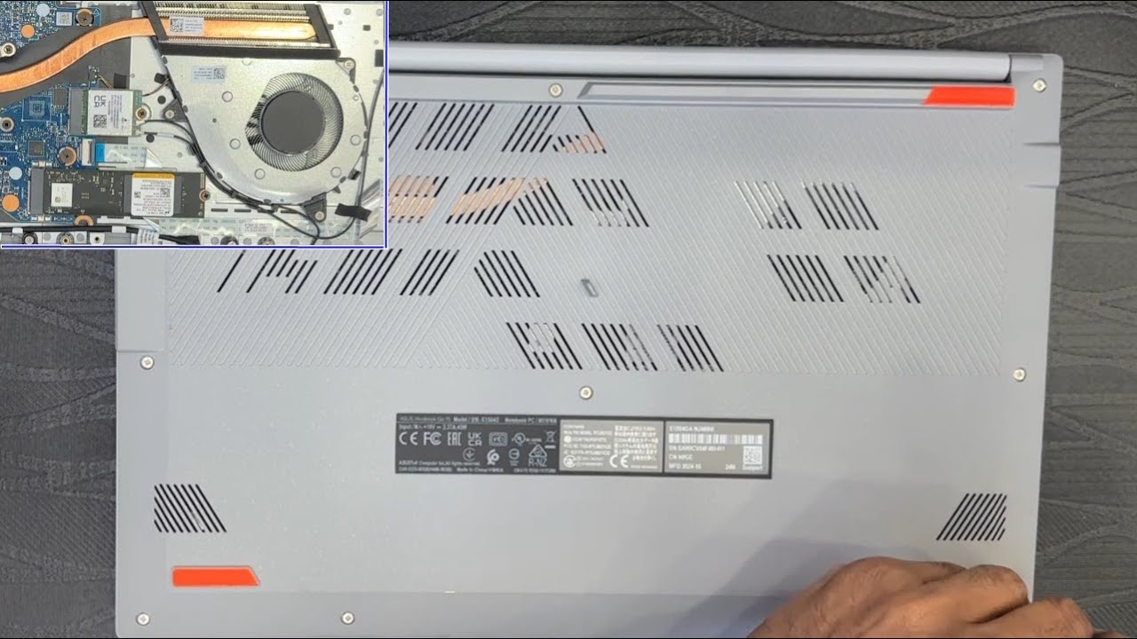 Asus Vivobook GO 15 E1504G Upgrade Options Ram and SSD