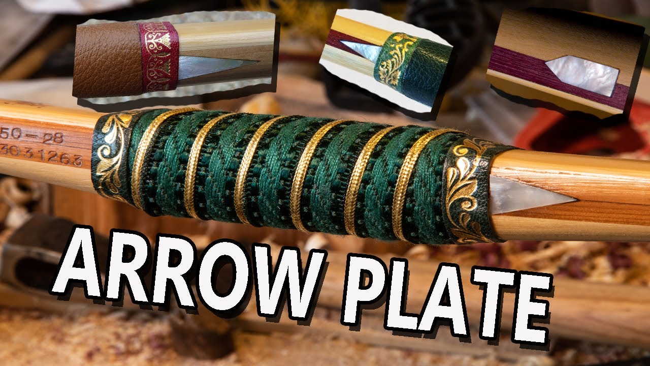 How to fit an Arrow Plate pass into an English Longbow using Mother of Pearl
