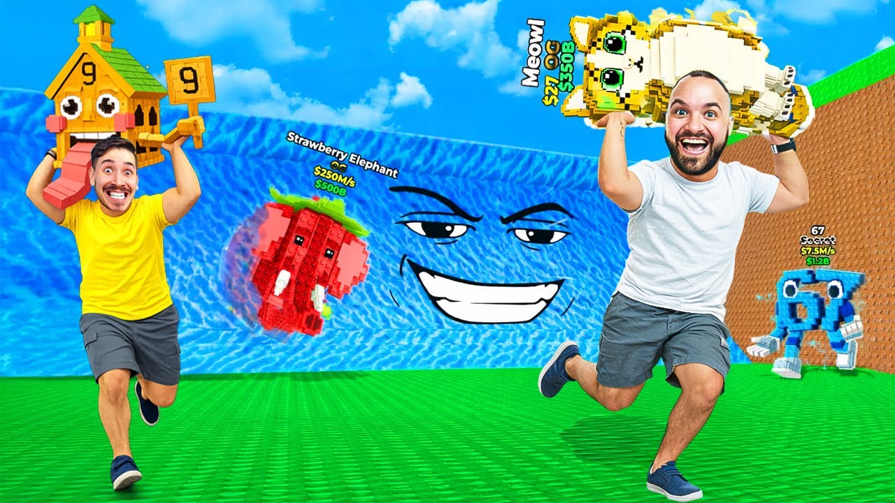 IMPE I JA SPAŠAVAMO NAJREĐEG BRAINROTA OD CUNAMIJA U ROBLOXU!