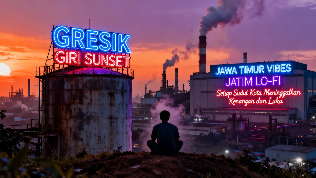 GRESIK: Giri Sunset 🏭 | Chill Rap & Lo-Fi ( Jatim Lo-Fi ) | Lagu Santai Pulang Kerja