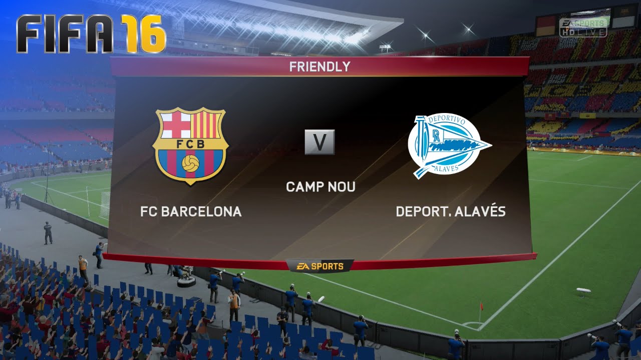 FIFA 16 - FC Barcelona vs. Deportivo Alavés @ Camp Nou (Season '16/'17)