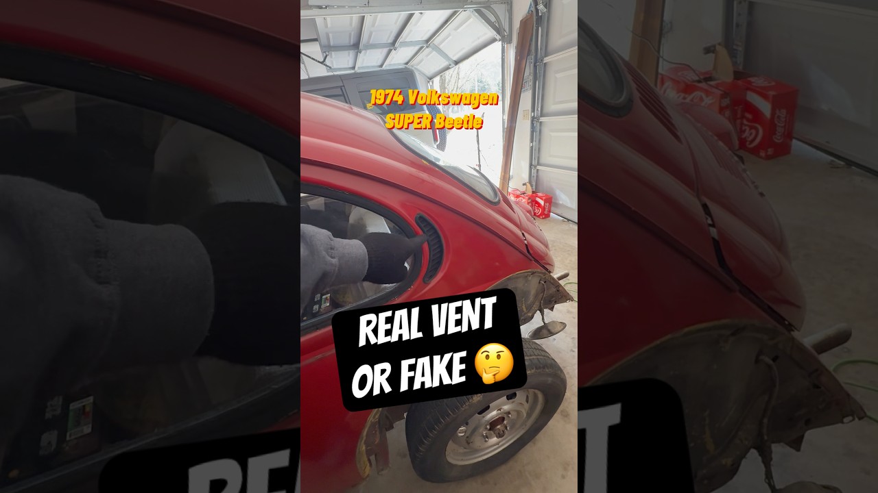 Снятие обшивки, фальшивые вентиляционные решетки и испорченные VIN-номера 😳😬 #vwbeetle #классичес...