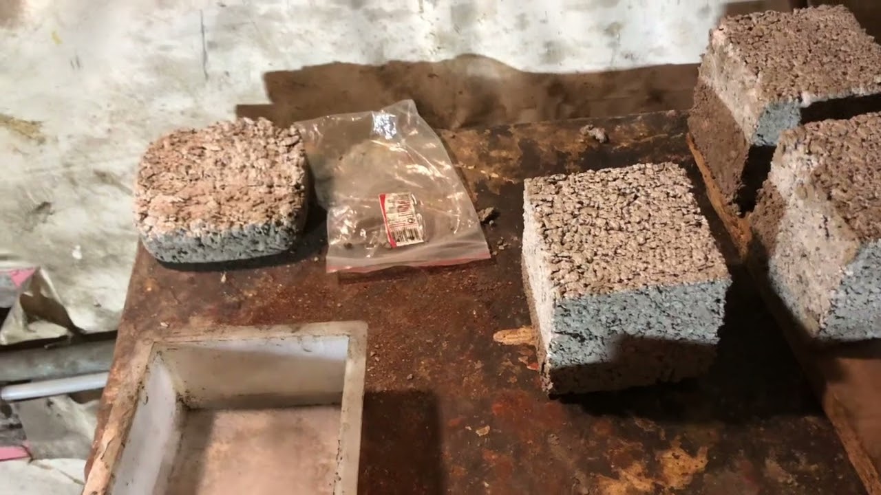 Проверка шлакоблоков (пескоблоков) на прочность