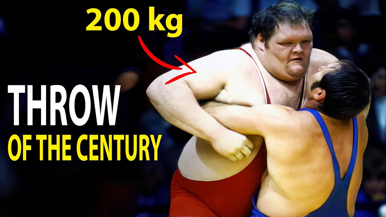 THROW OF THE CENTURY. Wilfried Dietrich vs Chris Taylor 1972 Olympic Games in Greco-Roman Wrestling