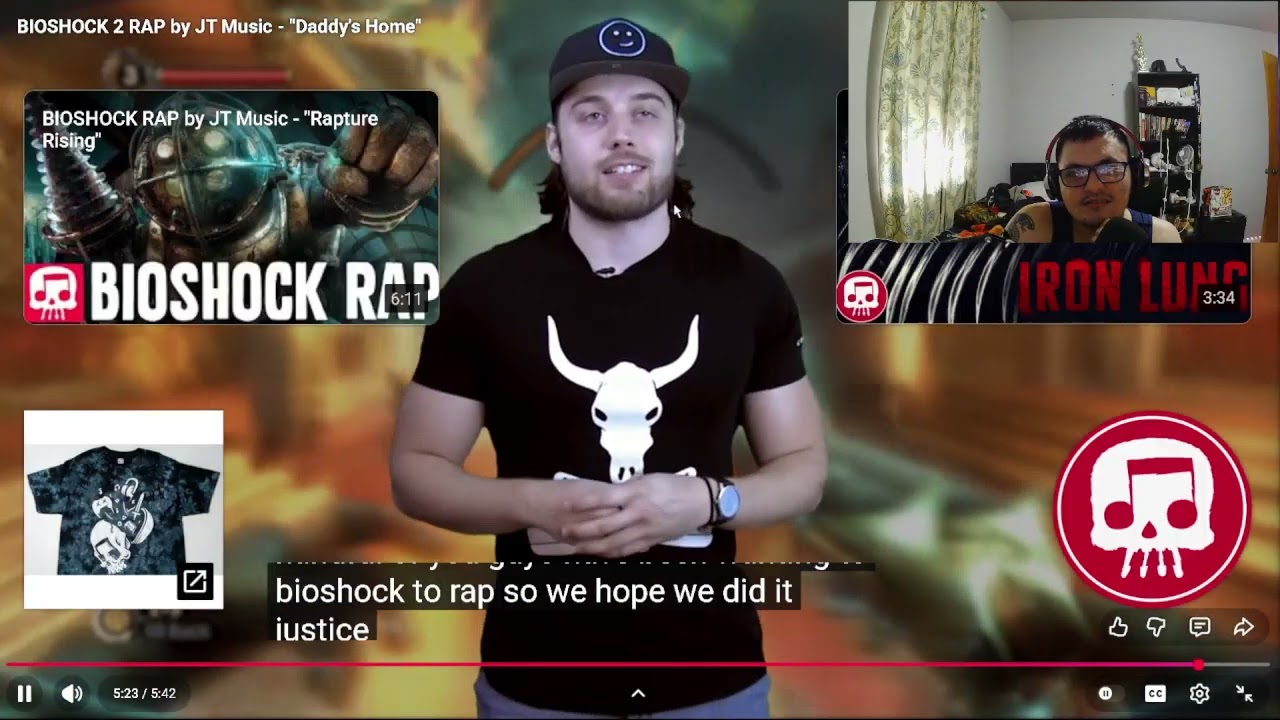overlord wolf reacts to bioshock 2 rap i was so hyped i could not calm down