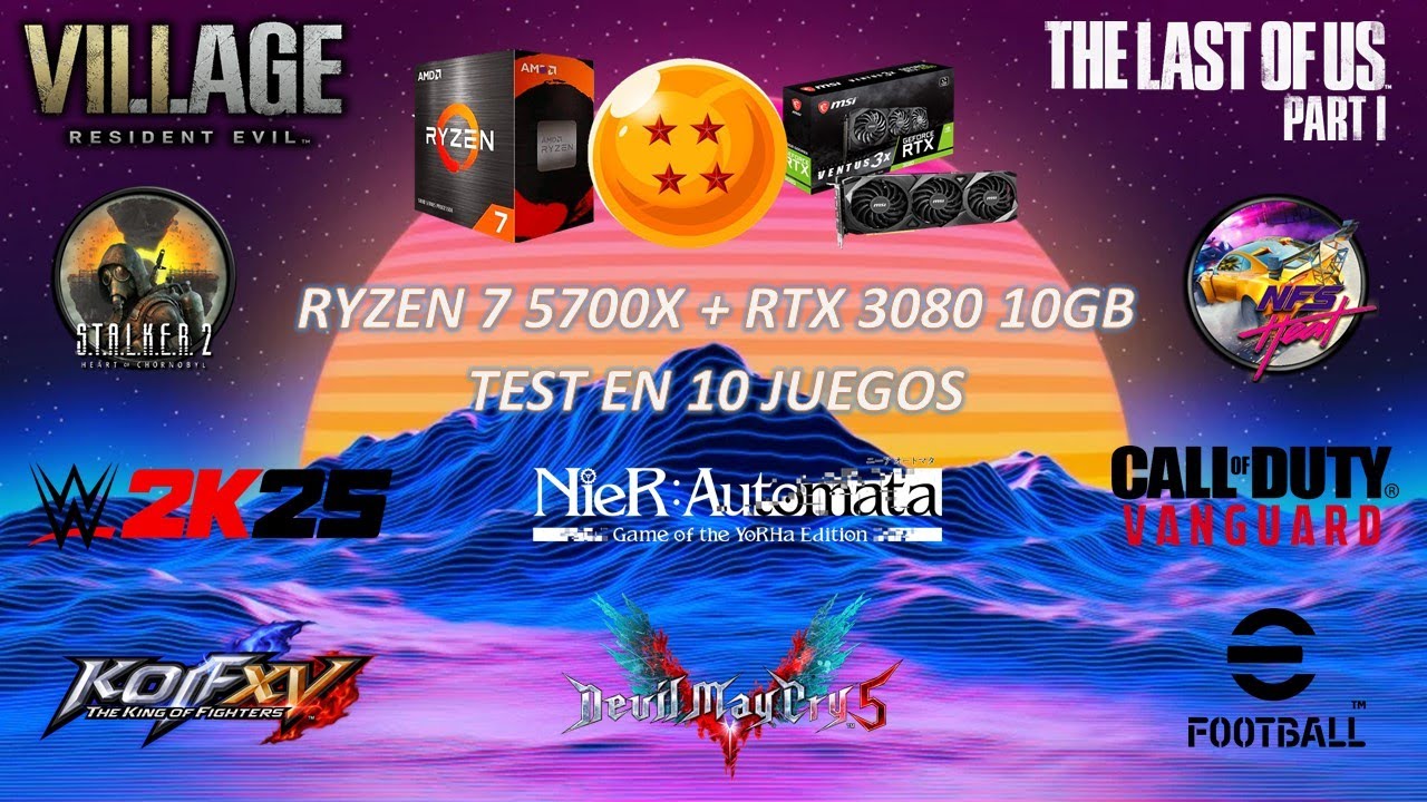 RYZEN 7 5700X + RTX 3080 | ¿EL MEJOR COMBO PARA 1440P? | TEST EN 10 JUEGOS |  PARTE 4