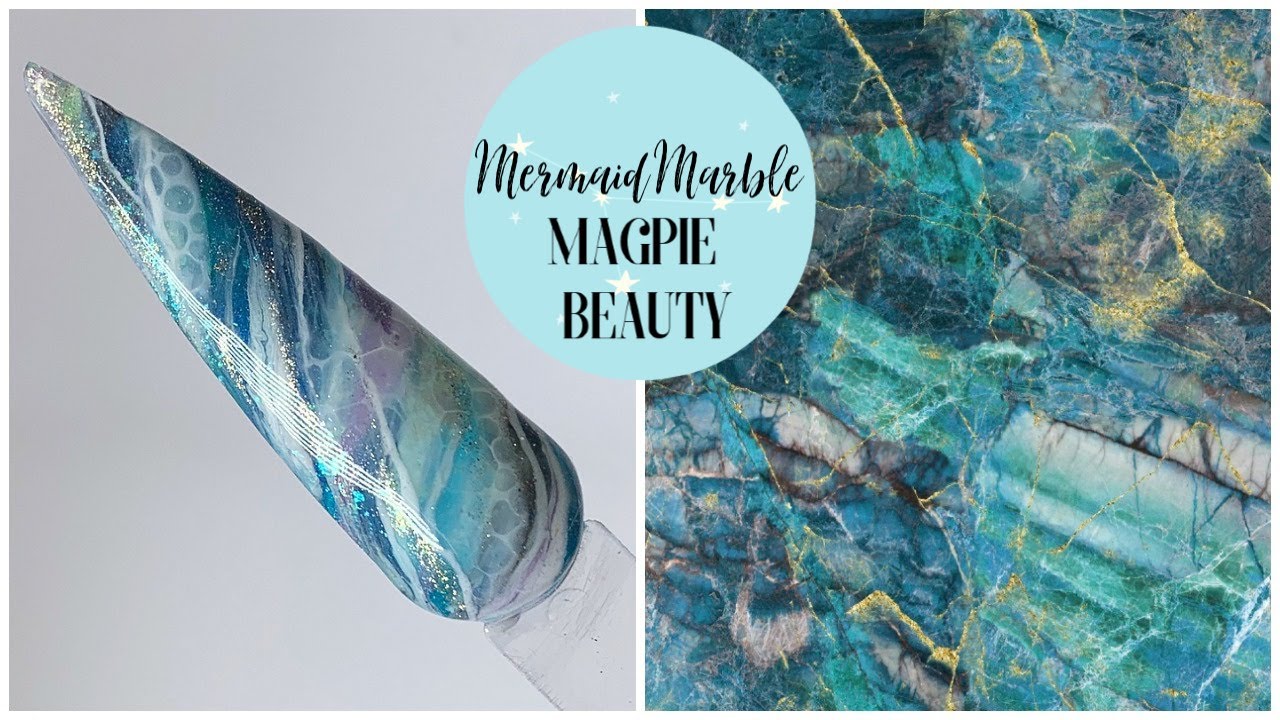 Mermaid Marble | Magpie Beauty | Pretty Miss Nails