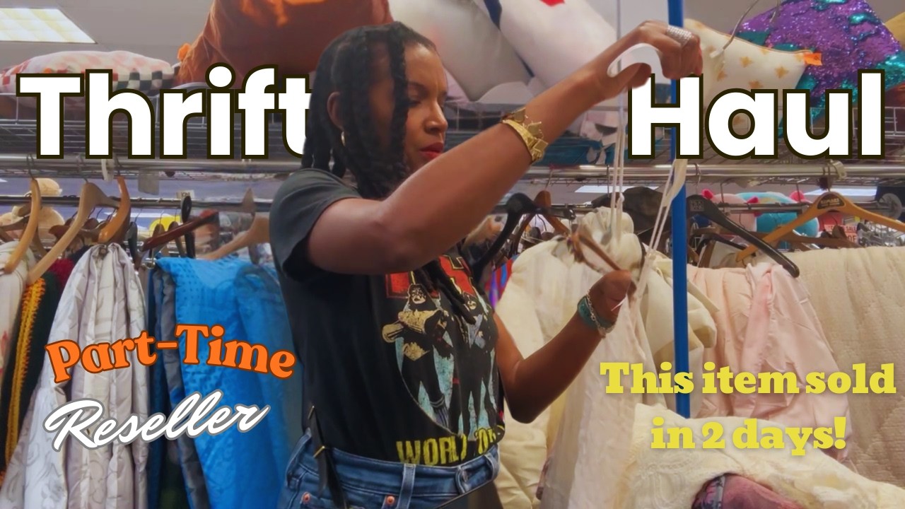 “Thrifting for Profit! My Latest Reseller Haul + What Sold Fast”