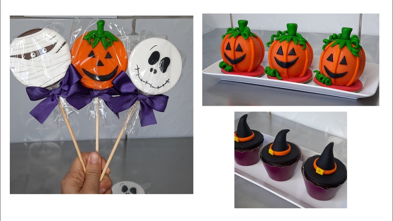 JÁ É HALLOWEEN? PERSONALIZANDO DOCES LINDO USANDO TÉCNICAS PRA PASTA DE LEITE
