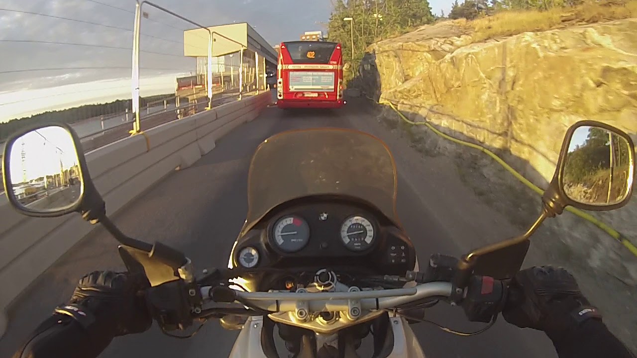 First time on the highway - BMW F650