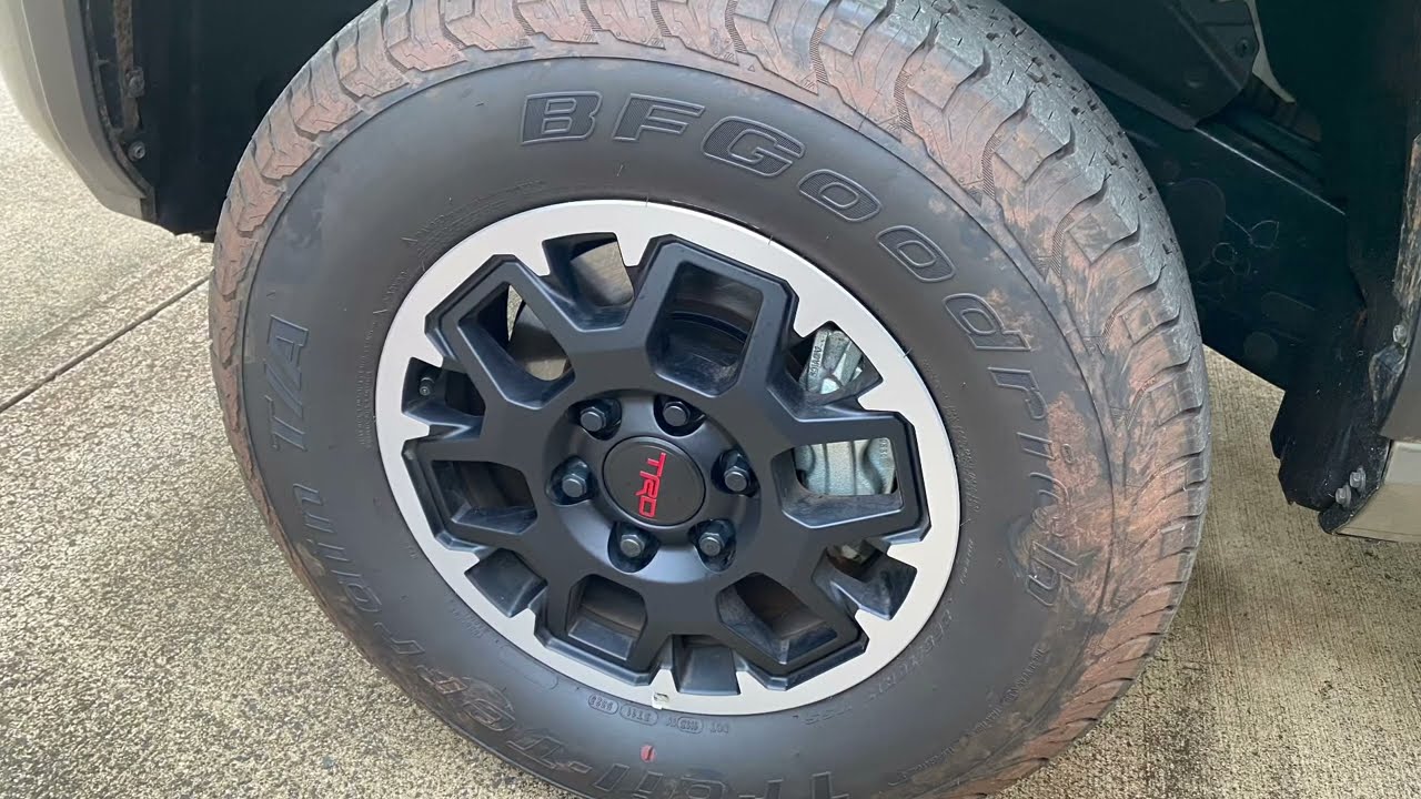 2024 Toyota Tacoma TRD Off Road Stock Tires // BFG Trail Terrain T/A 265/70R17 Initial Impressions