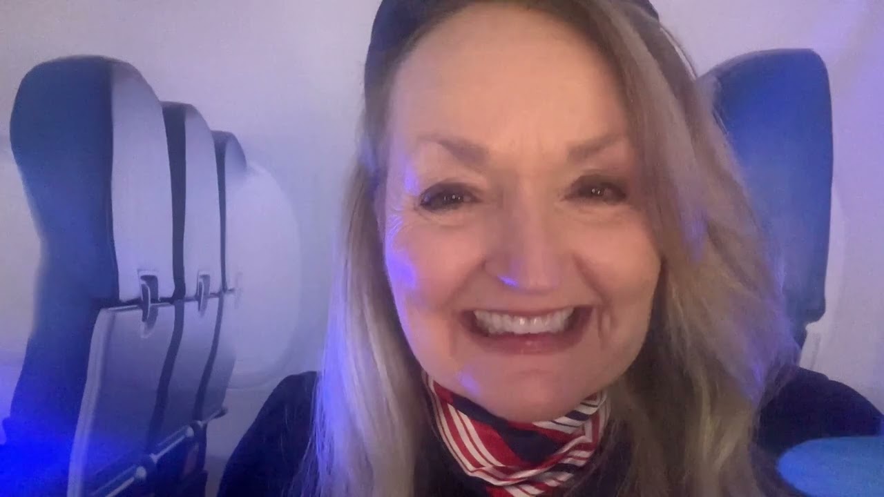 ASMR Getting a Facial on Sleep Express Flight 101 ✈️ Personal Attention Role Play