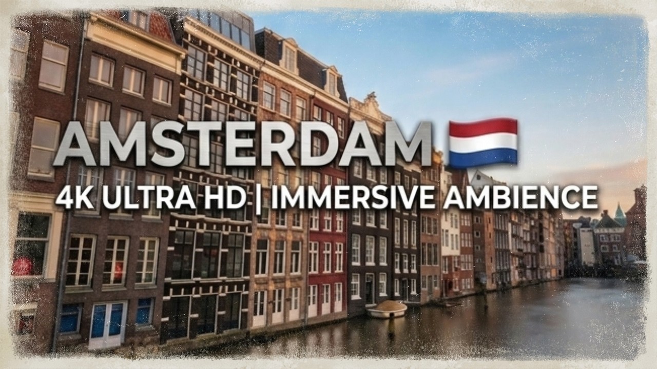 AMSTERDAM WALKING TOUR 2026 🇳🇱 | Full 48-Minute City Walk | DJI Osmo Pocket 3 (No Talking - ASMR)