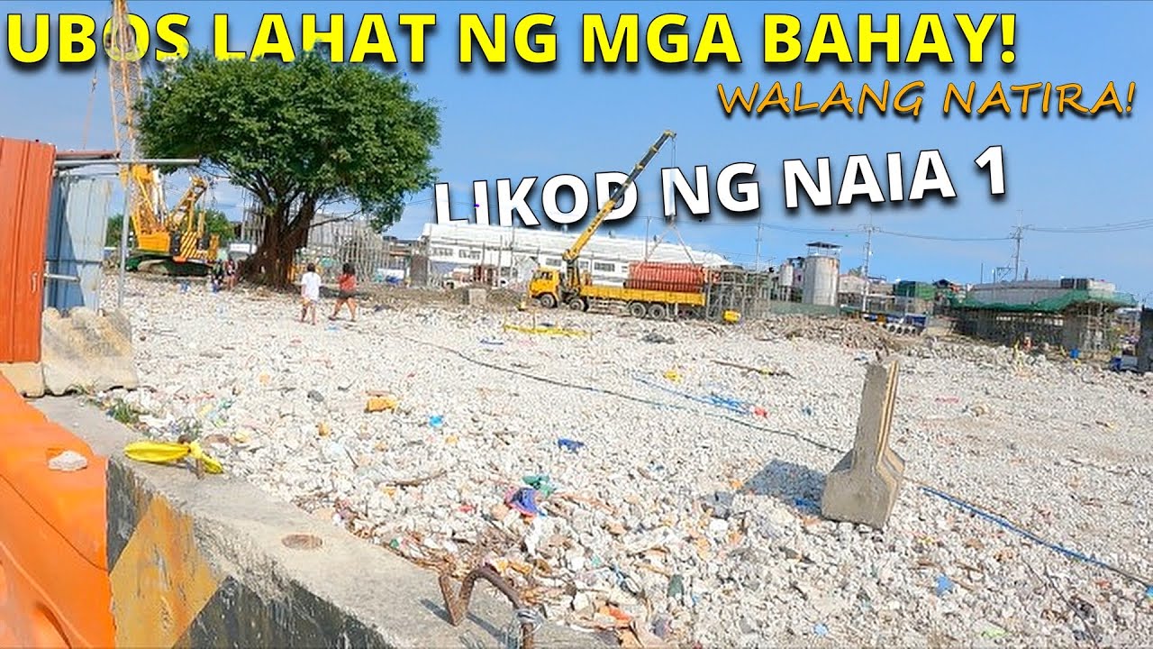 DEMOLISHED LAHAT! Mga Bahay sa Likod ng NAIA T1 | C5 Southlink Project Update