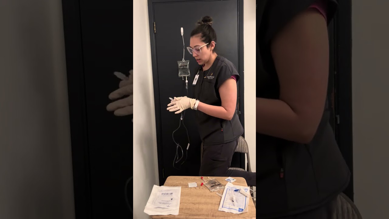IV Fluid & Medication Administration Skills Video