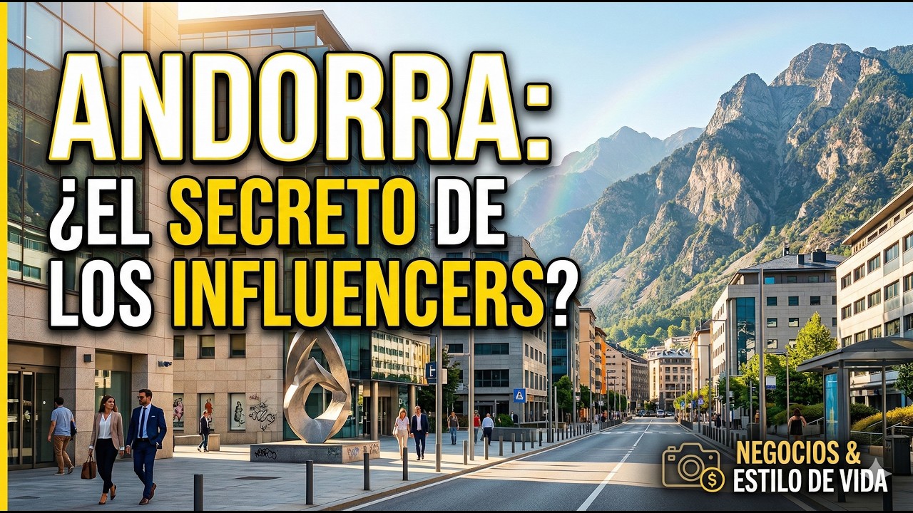 Así es el CENTRO de ANDORRA: Donde viven los Negocios e INFLUENCERS 🇦🇩