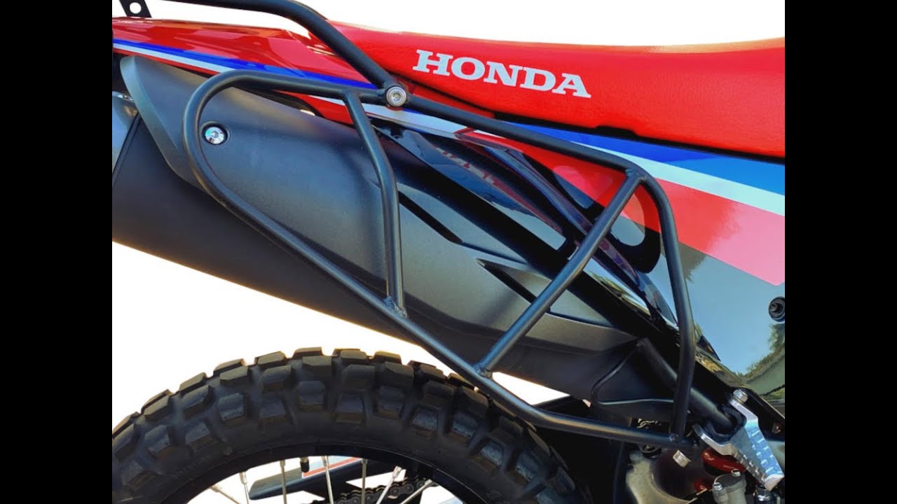 Precision Motorcycle Racks Honda CRF300L Rally  - Side Rack Installation