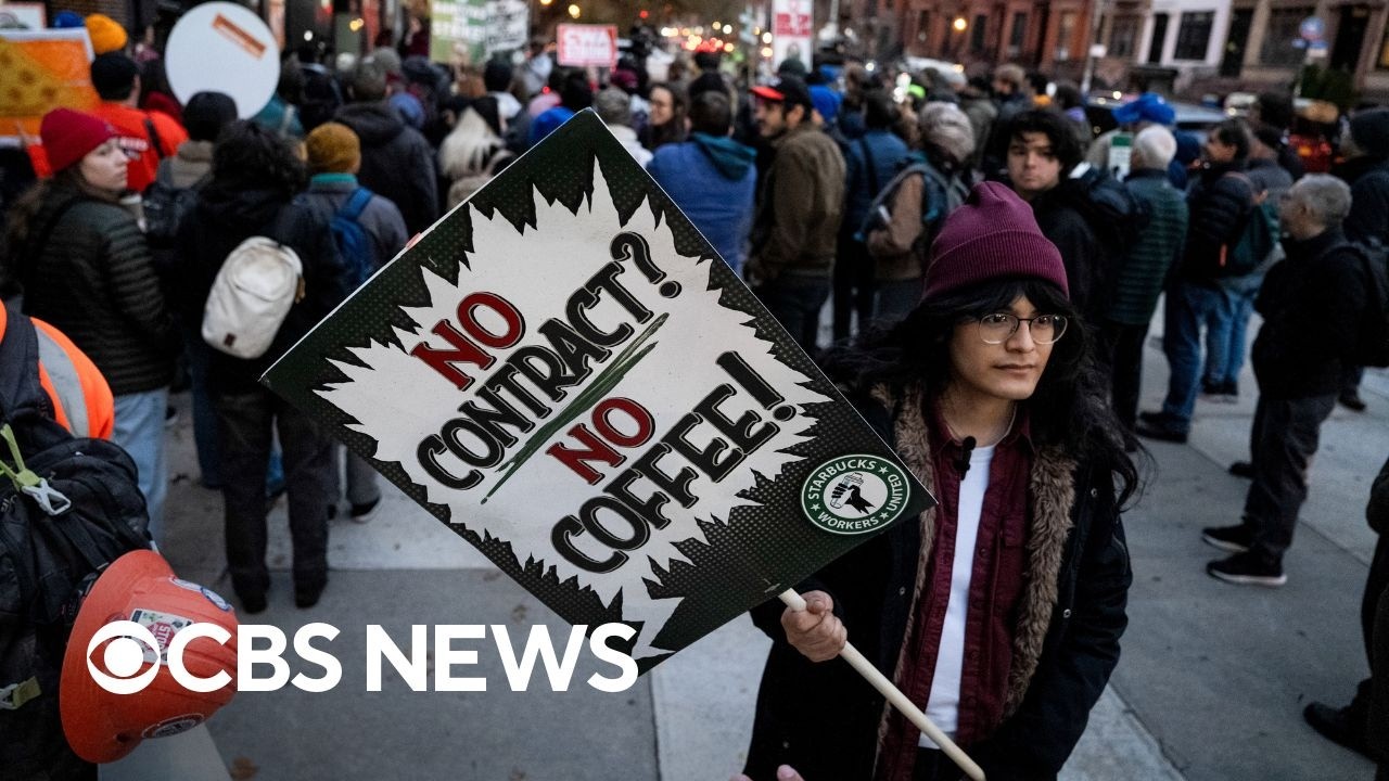 Starbucks workers strike, saying baristas want to 