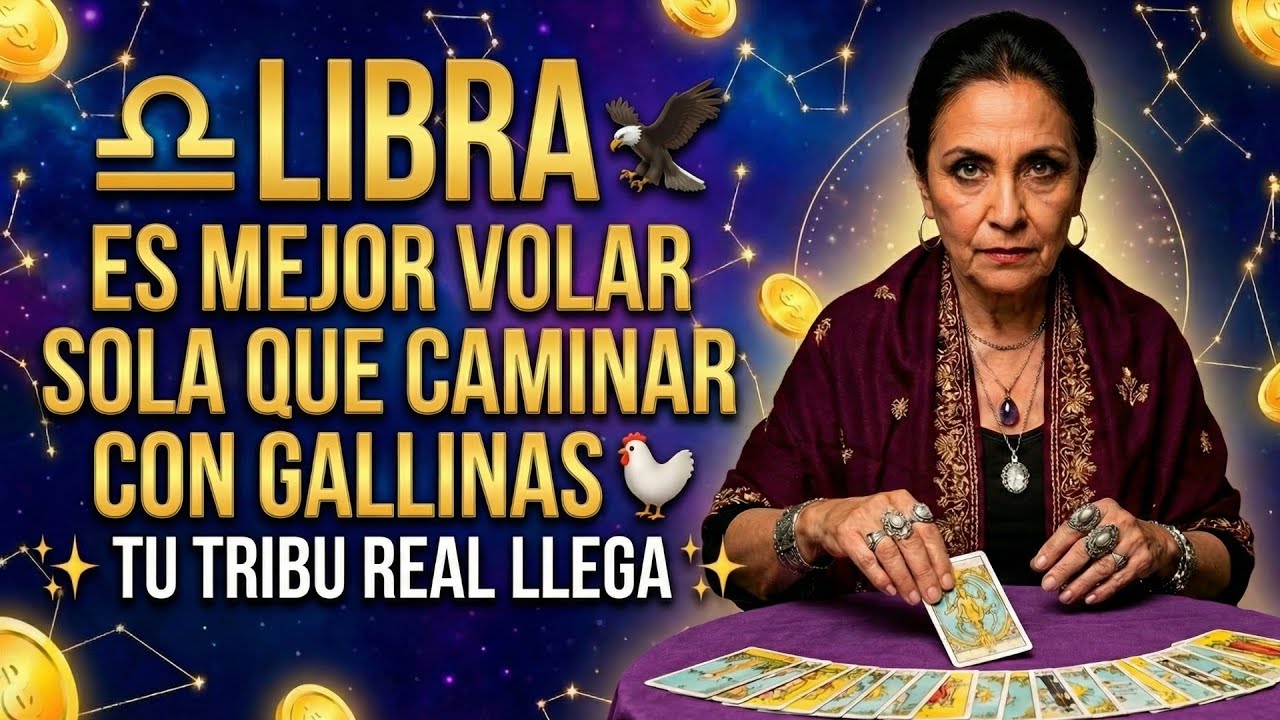 ♎ LIBRA 🦅 ES MEJOR VOLAR SOLA QUE CAMINAR CON GALLINAS 🐔 TU TRIBU REAL LLEGA ✨👑