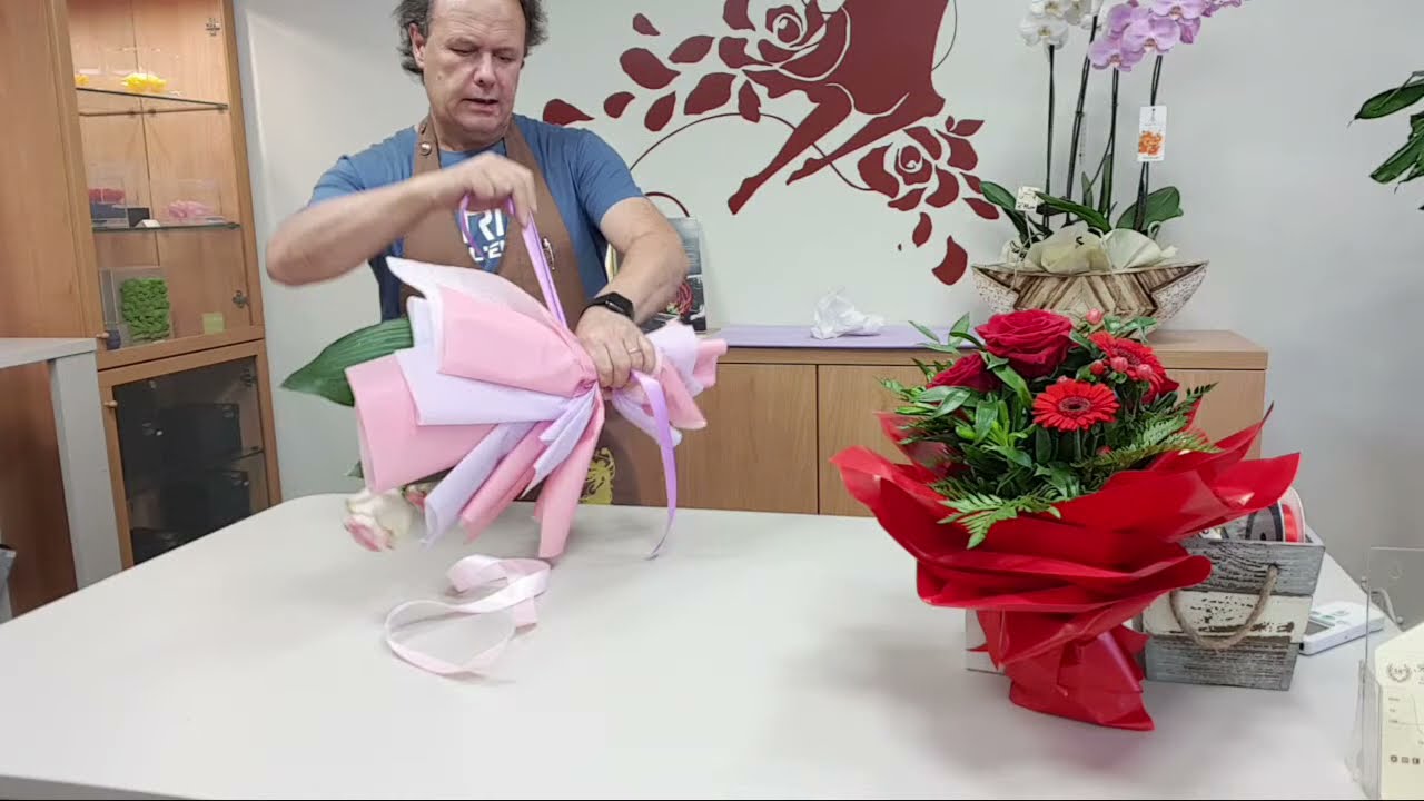 Come incartare due bouquet di fiori - Tutorial Wrapping ideas