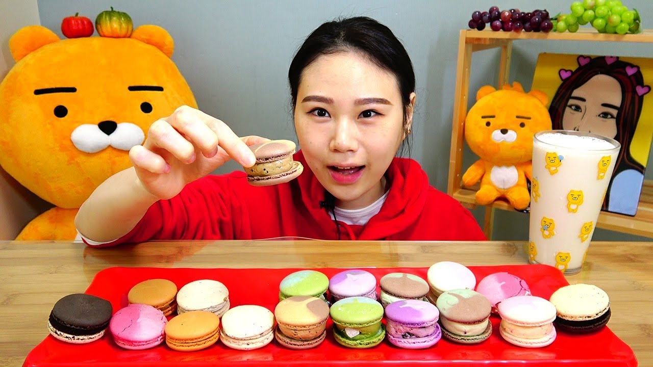 마카롱 먹방 Mukbang