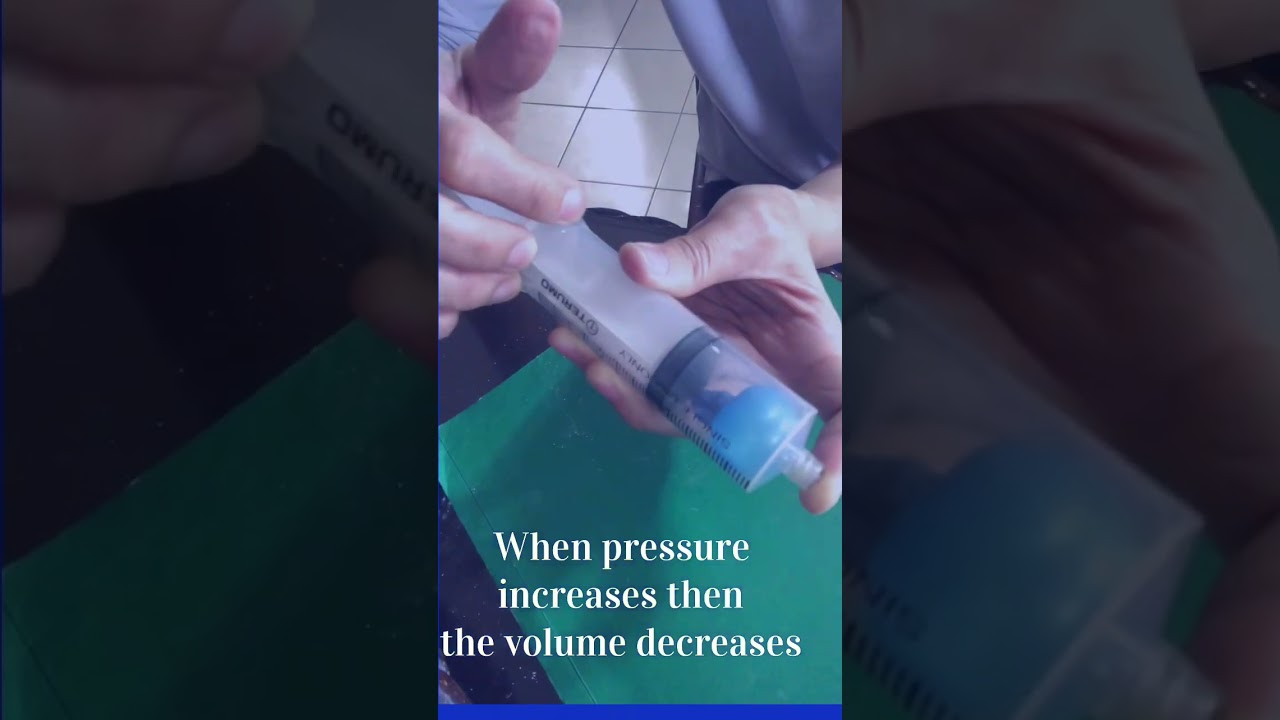 a simple demonstration on Boyle&rsquo;s Law