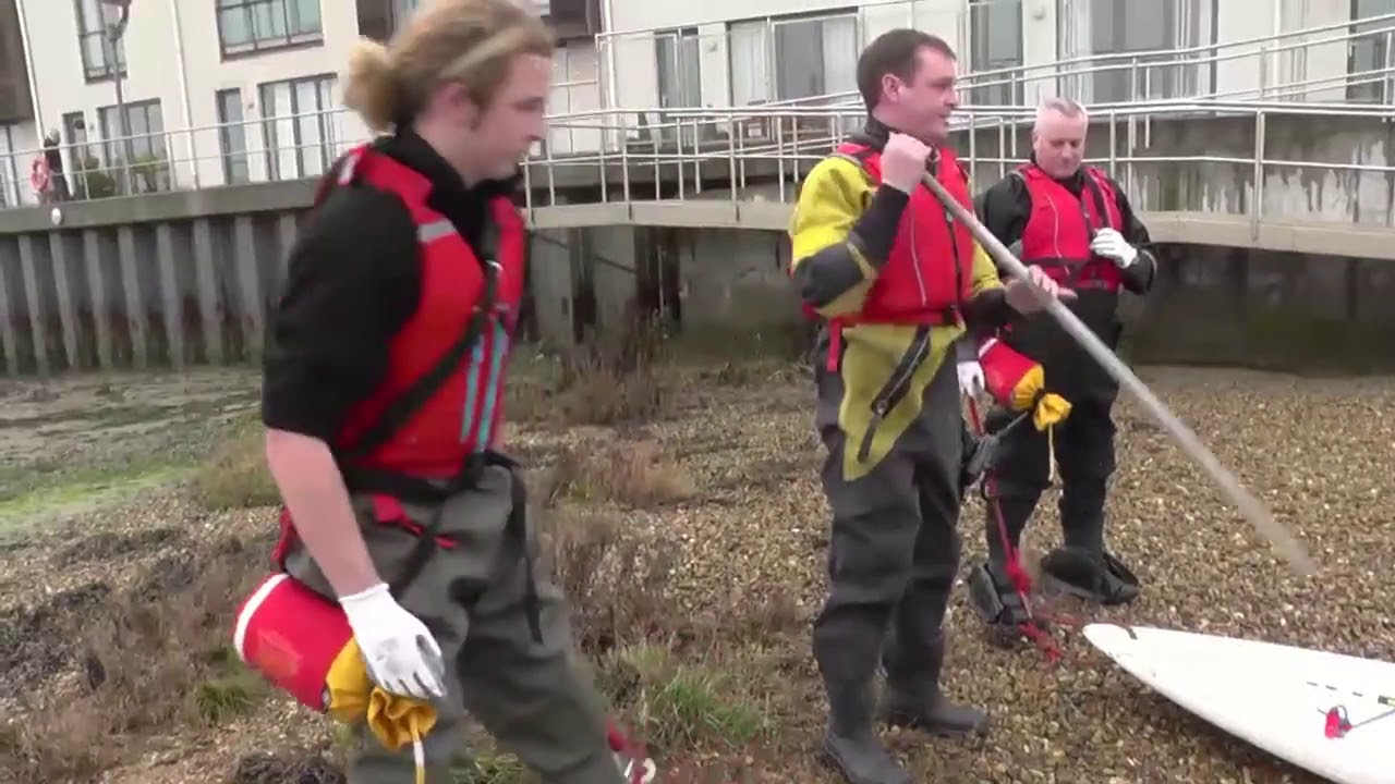 Brightlingsea Harbour Mud Rescue Training