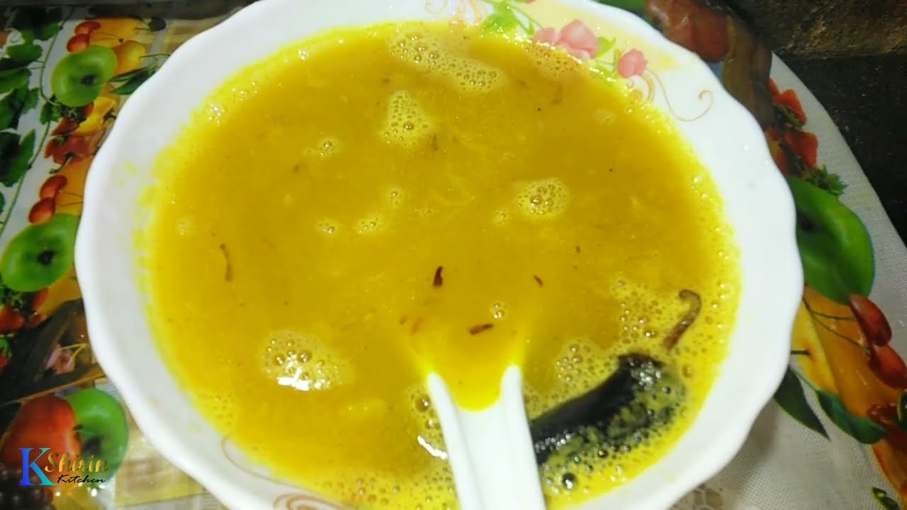বাংলাদেশের জনপ্রিয় পাতলা মসুর ডাল রেসিপি || Lantils recipe || mosor dall
