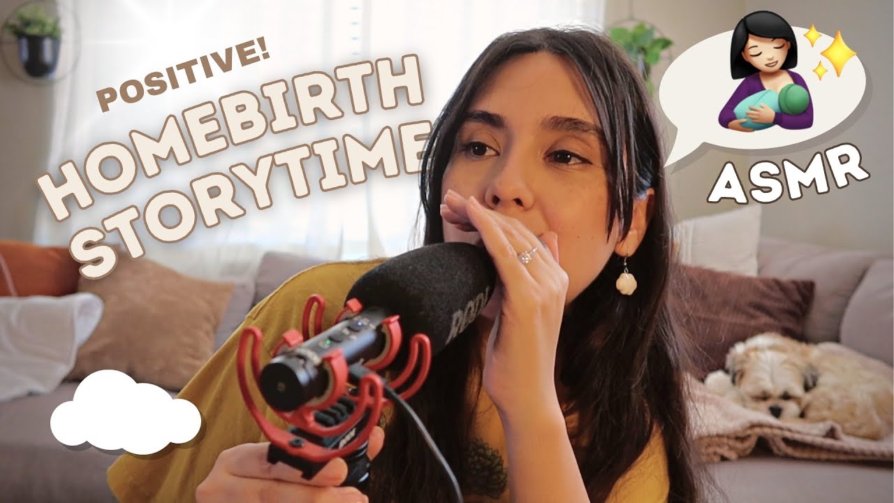 ASMR Cupped Whisper Ramble 🤱🏻 POSITIVE HOMEBIRTH STORYTIME 👶🏻 natural & unmedicated