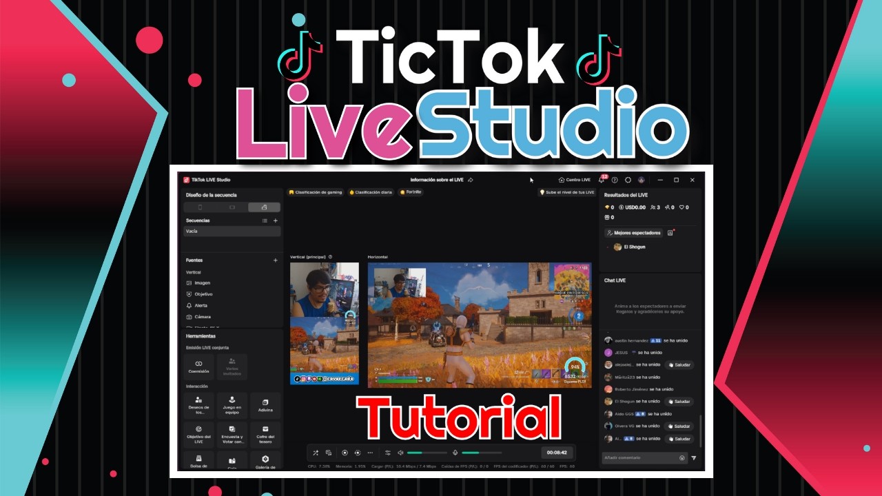 Tutorial TikTok Live Studio 2025: Cómo Transmitir en TikTok desde PC (Guía Completa en Español)
