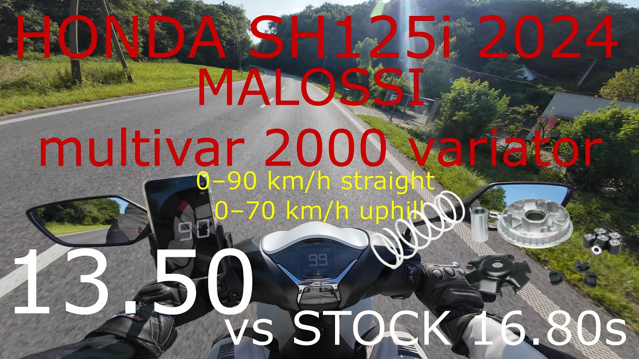 Honda SH125 MALOSSI Multivar 2000 variator #malossi #honda125 #sh125 #hondamotorcycles