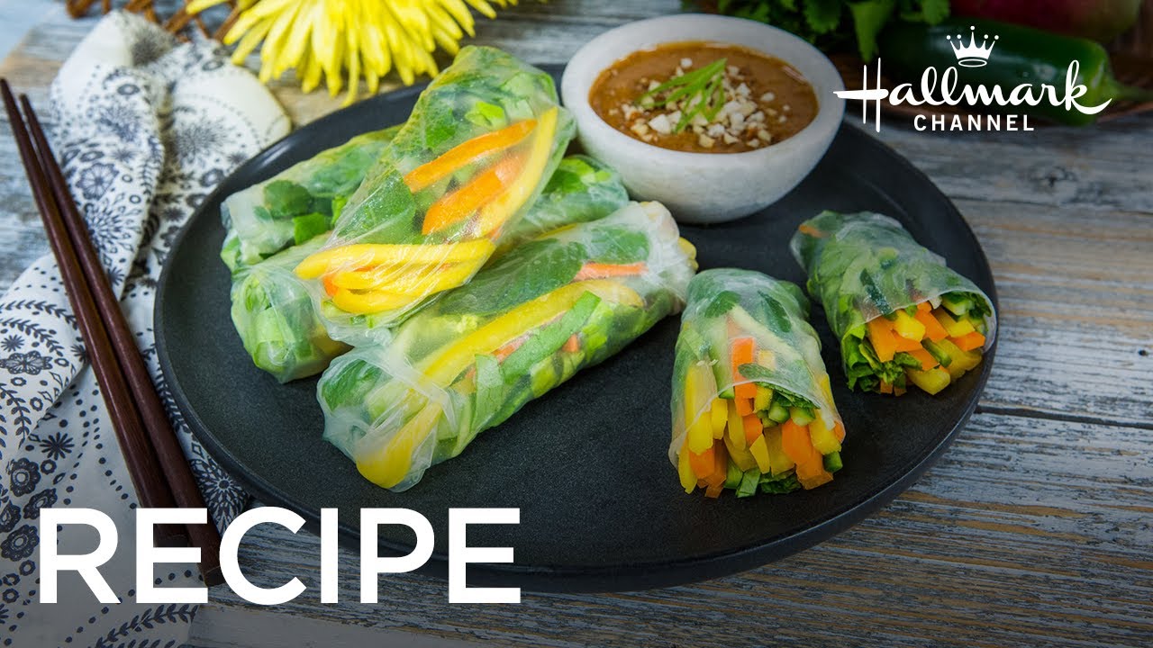Haylie Duff's Veggie Spring Rolls - Home & Family