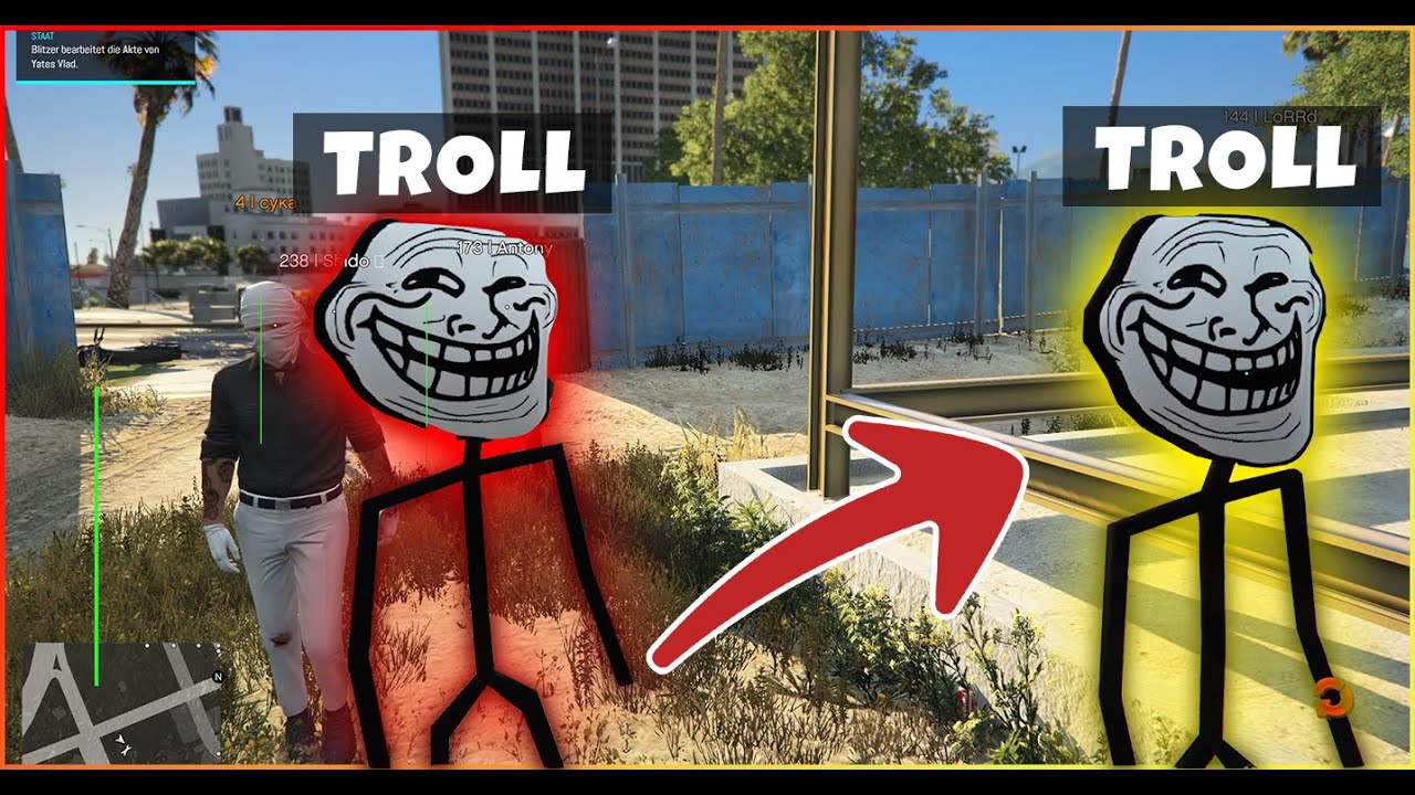 TROLLFACES STÜRZEN GTA RP!