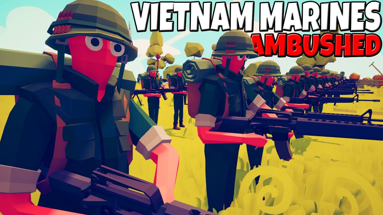 Tabs Vietnam US MARINES Ambushed!? - Totally Accurate Battle Simulator: New Update