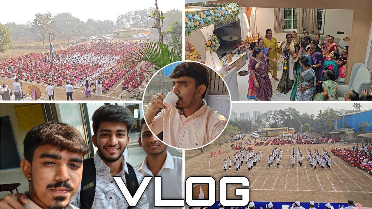 Republic Day and Ganapati Jagran Vlog ❤️ | Full Enjoy | #vlog #entertainment #republicday #ganapati 