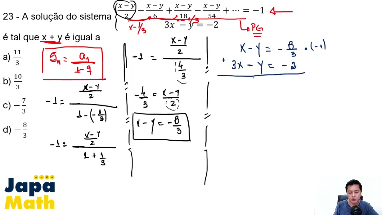 Prova AFA Resolvida(2016 - 2017) - Matemática - Questão 23
