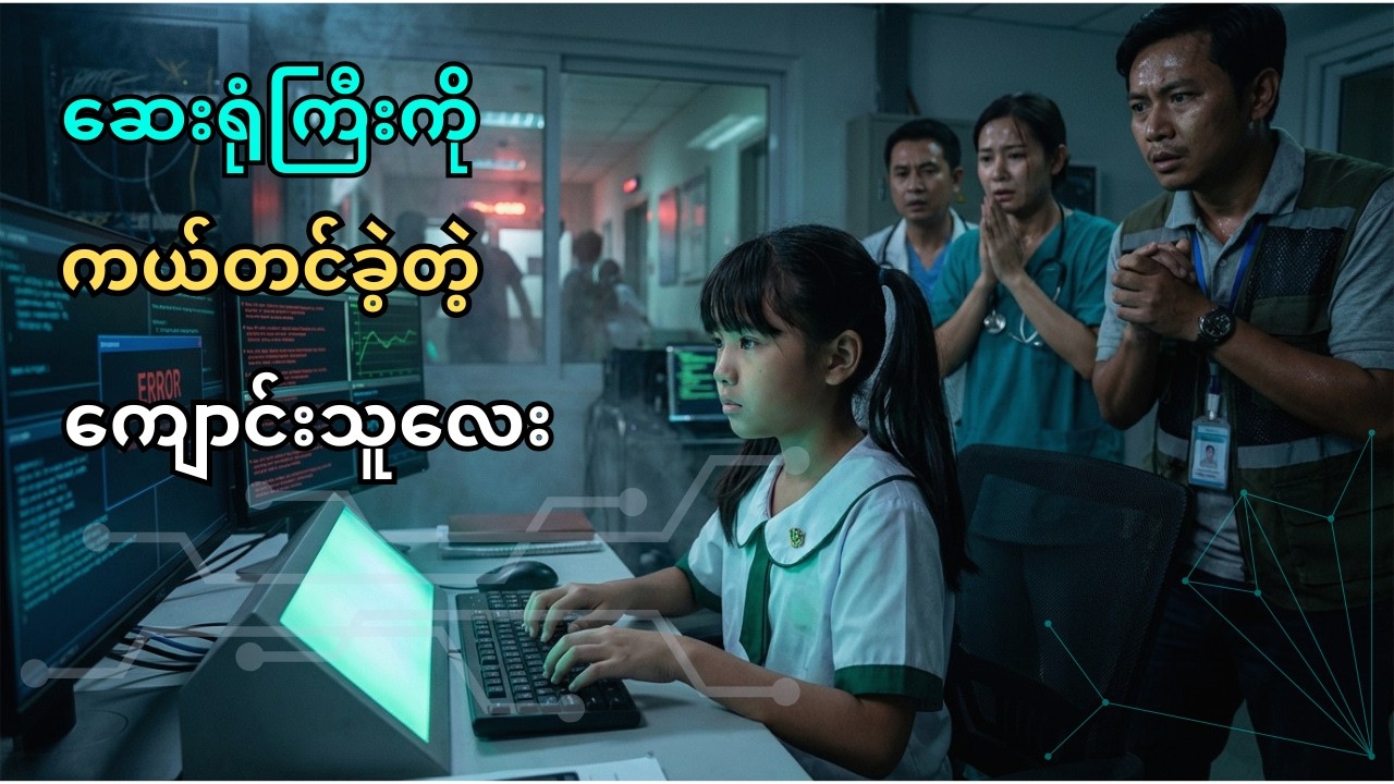 ဆေးရုံကြီးကို ကယ်တင်ခဲ့တဲ့ ကျောင်းသူလေး | True life story Myanmar