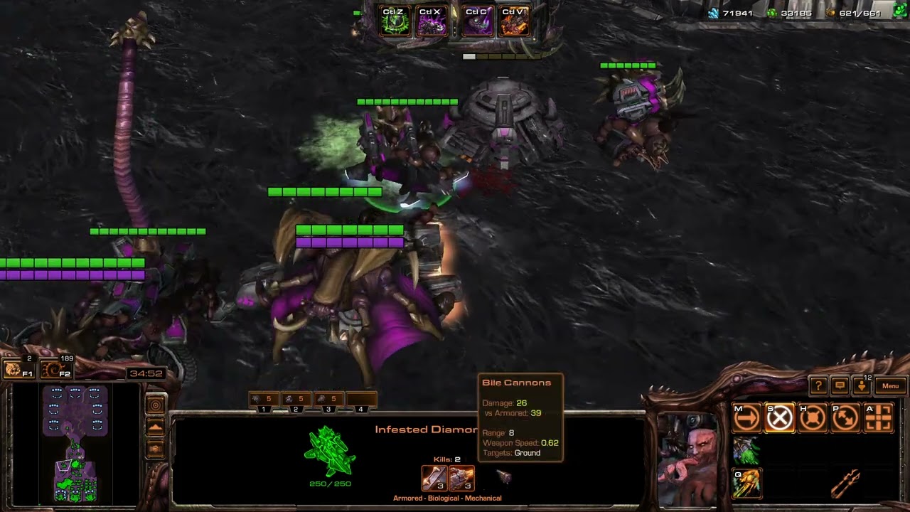 Starcraft 2 Stukov Coop All infested units