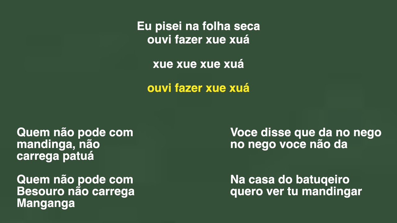 Capoeira Music : Folha Seca