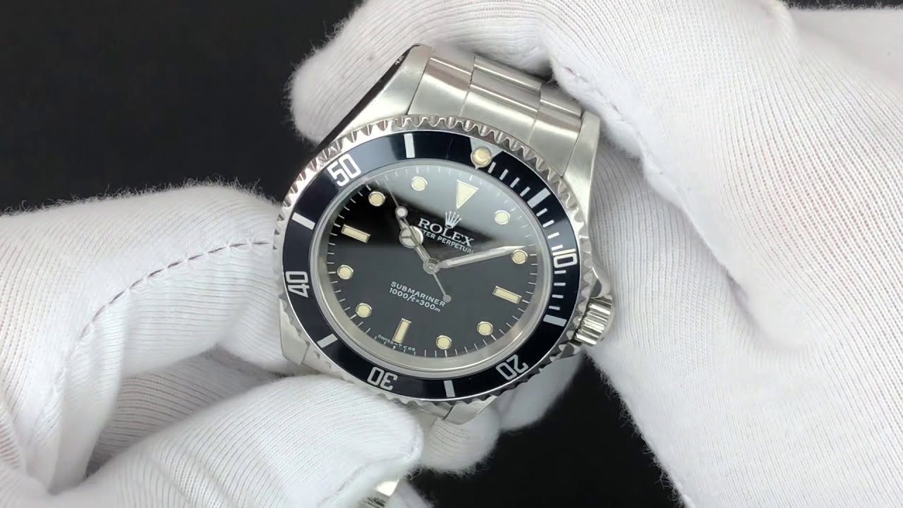 Rolex 14060 Submariner (No Date) Oyster Perpetual Black Dial, 1990