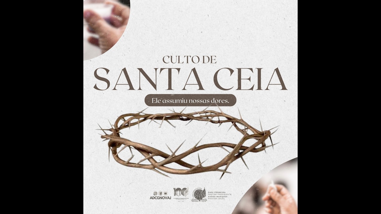 CULTO DE SANTA CEIA | AO VIVO | 11/03/26