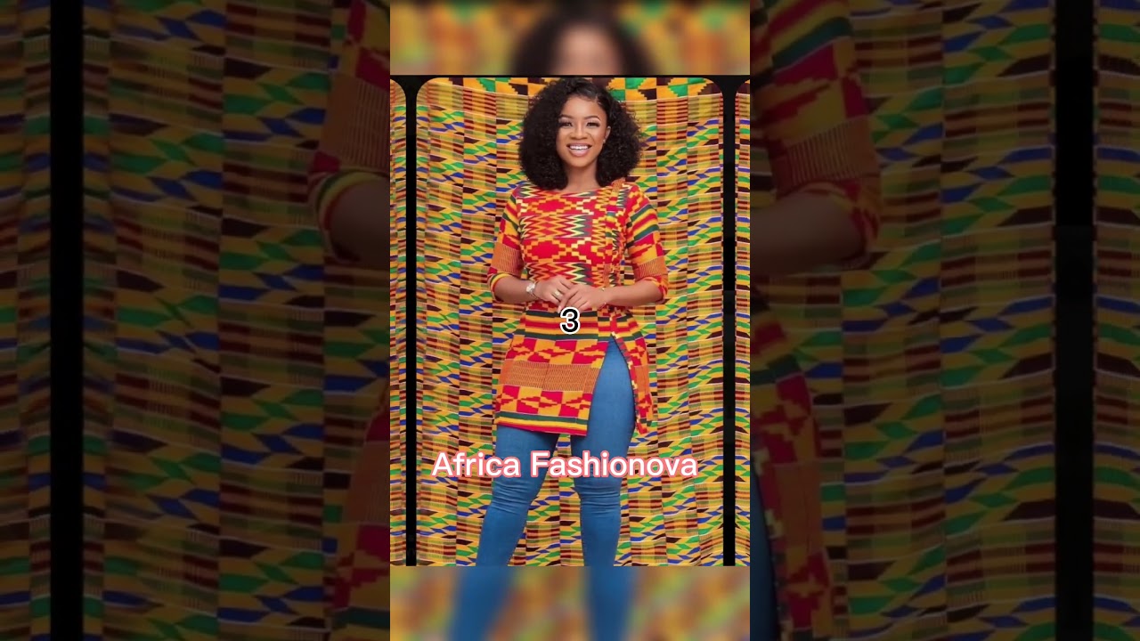 Unquie stylish ankara tops for classy ladies 2023 | How to style you Ankara with trousers ideas.