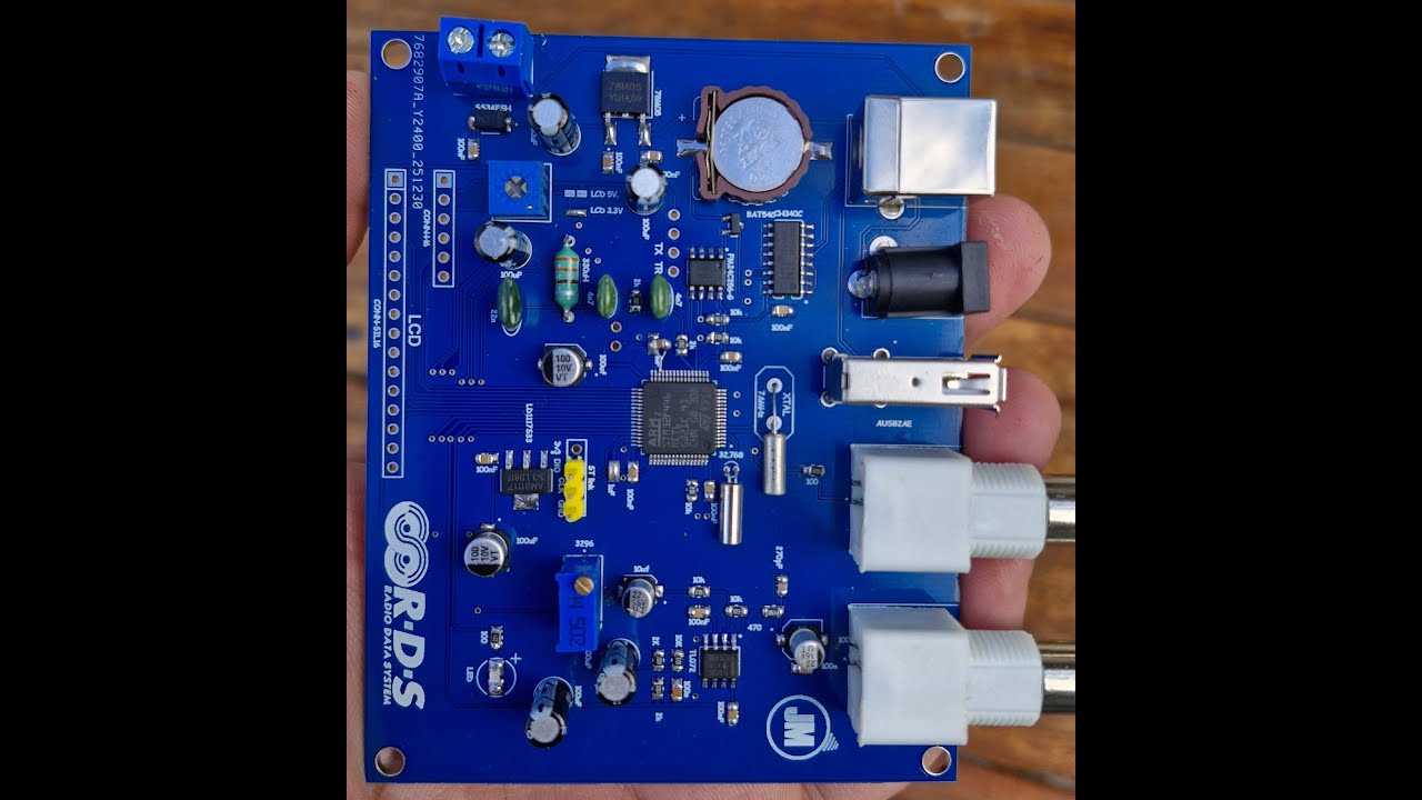 RDS para Transmisor de FM. Radio Data System 01